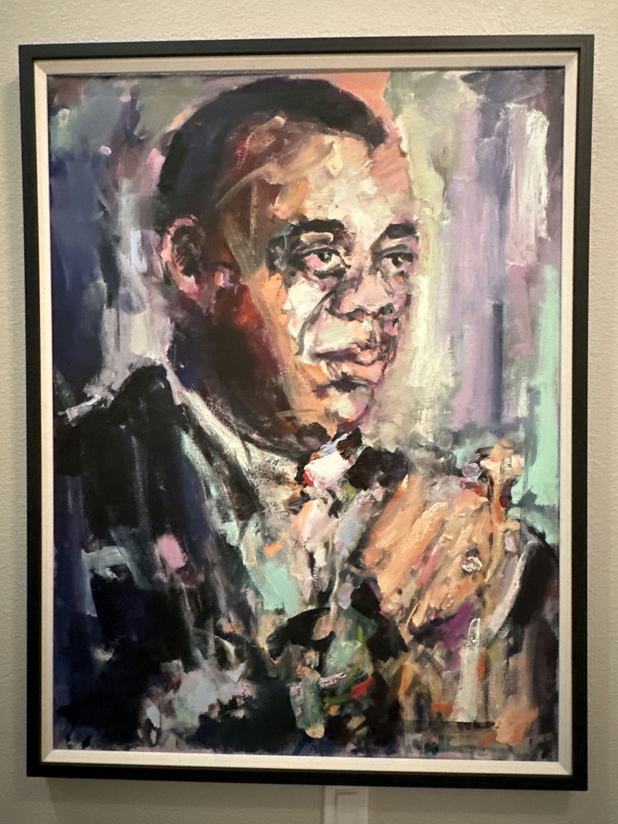 Oil Painting — Louis Armstrong, "The Statesman"